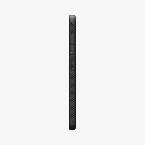 ACS07287 - Galaxy S24 Ultra Case Liquid Air in Matte Black showing the back